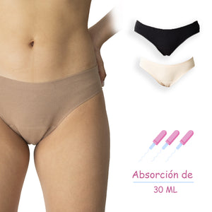 Panty Tipo Hipster Menstrual Absorbente