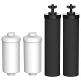 REPUESTOS FILTROS X4 UNIDADES PARA FILTRO DE AGUA EN VIDRIO