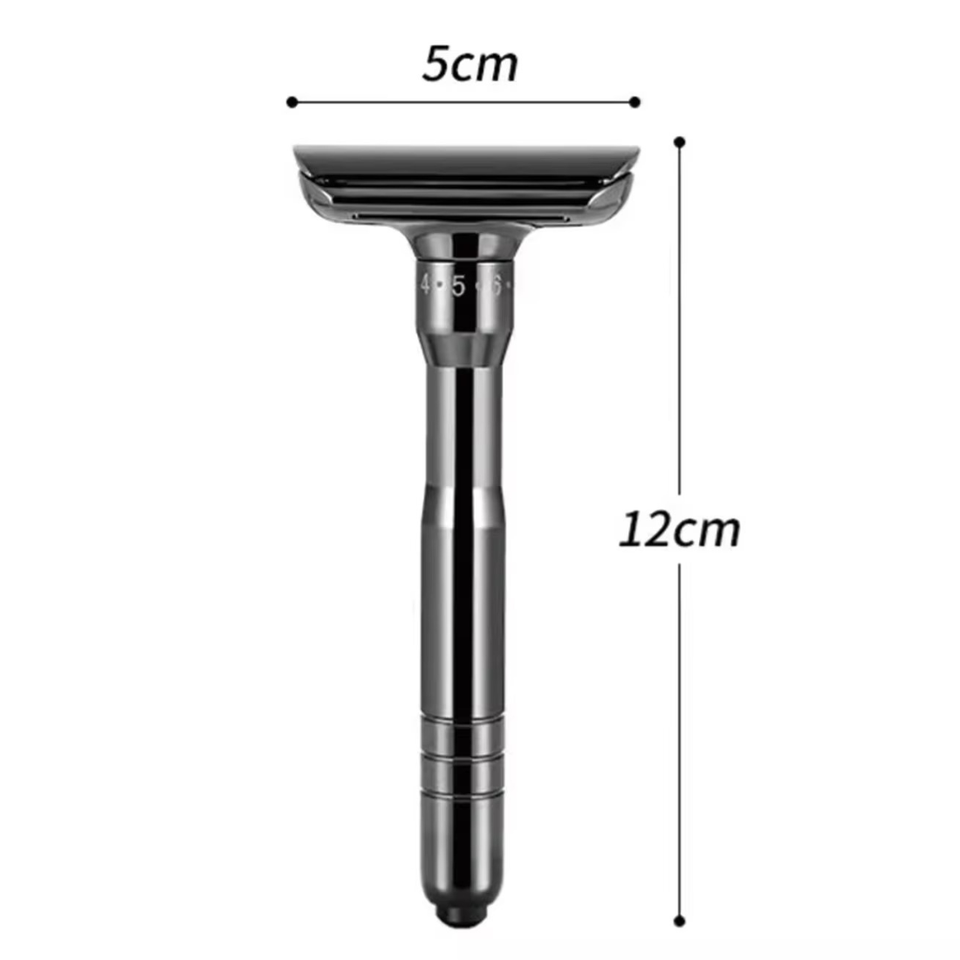 MÁQUINA DE AFEITAR CLÁSICA + 5 CUCHILLAS
