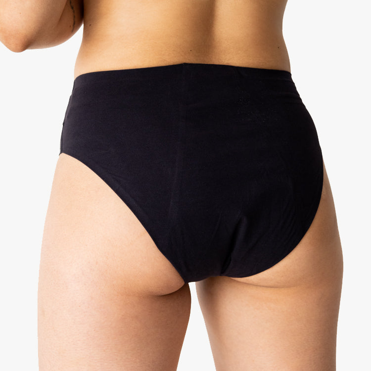 Panty tipo hípster Menstrual Absorbente Talle Alto