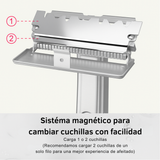 MÁQUINA DE AFEITAR CLÁSICA + 5 CUCHILLAS