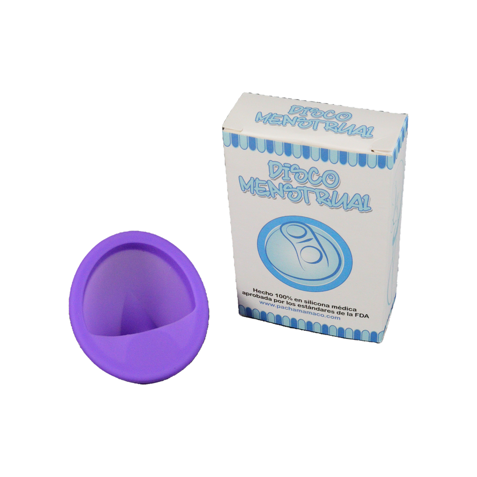 DISCO MENSTRUAL FEMENINO CON RETIRADOR