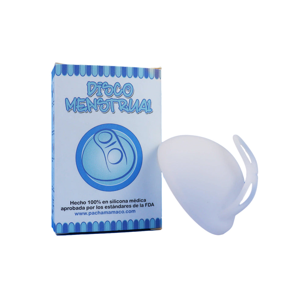 DISCO MENSTRUAL CON RETIRADOR