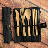 SET DE CUBIERTOS DE BAMBÚ