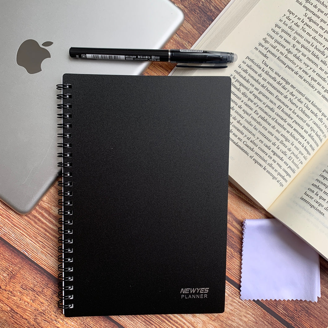 CUADERNO PLANEADOR/ORGANIZADOR DIARIO RE-UTILIZABLE (A5)